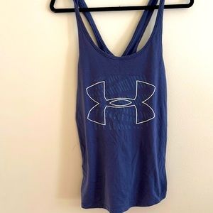 Under Armour womens blue tank size XL